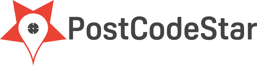 PostCodeStar logo by Pink Ted Creative