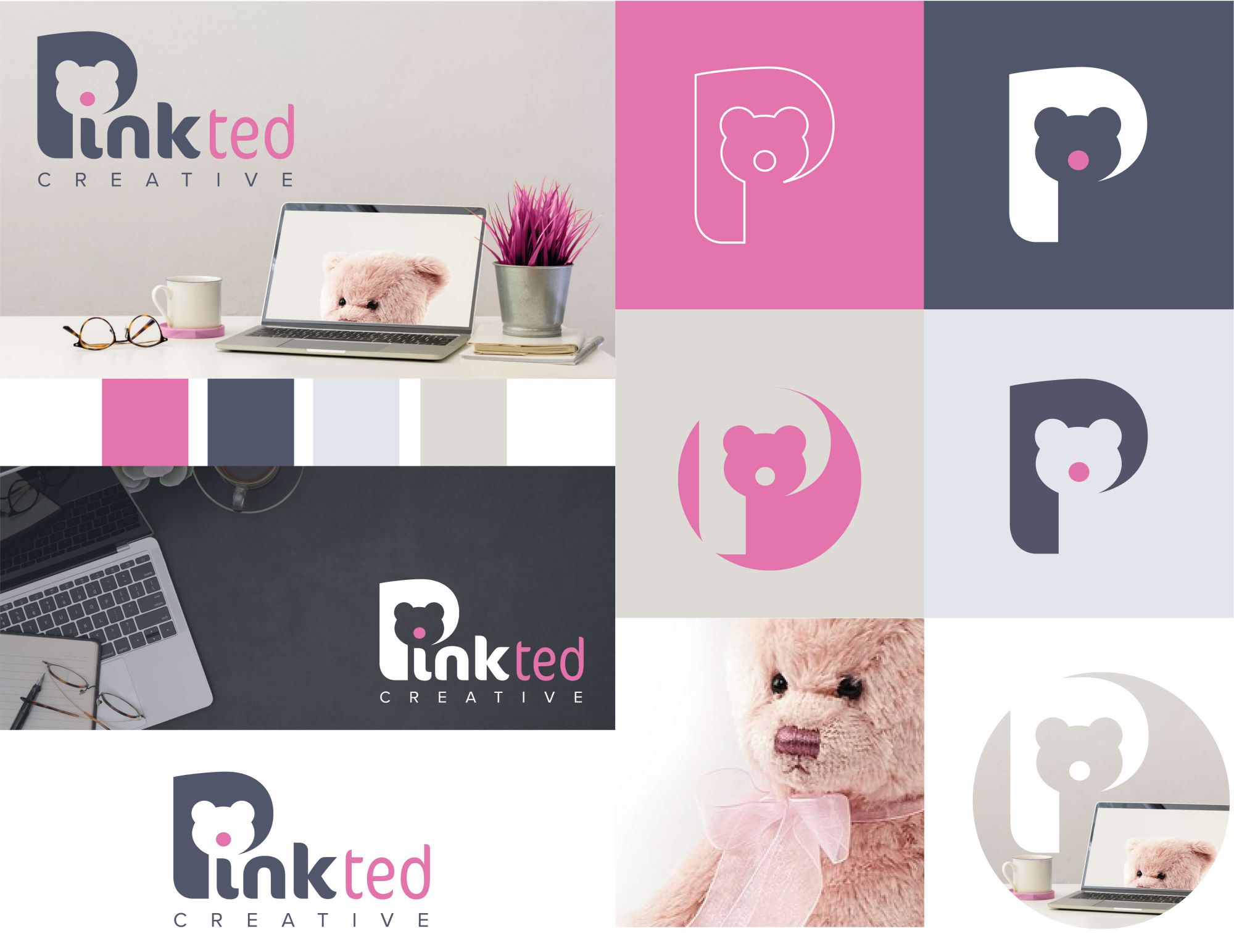 Brand concept for Pink Ted Creative