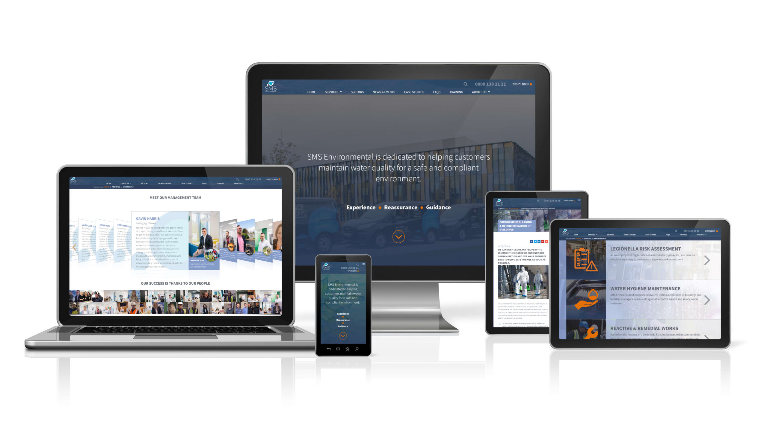 umbraco optimised website for services