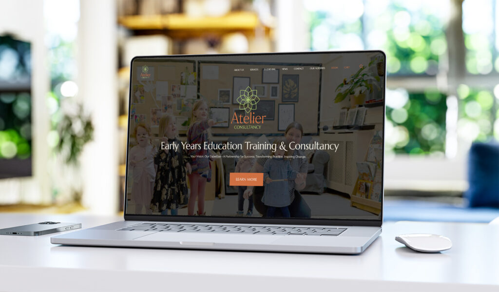 Atelier Consultancy home page - Squarespace website