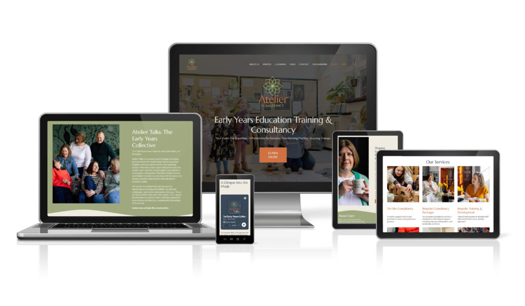 Squarespace ecommerce website for education consultancy
