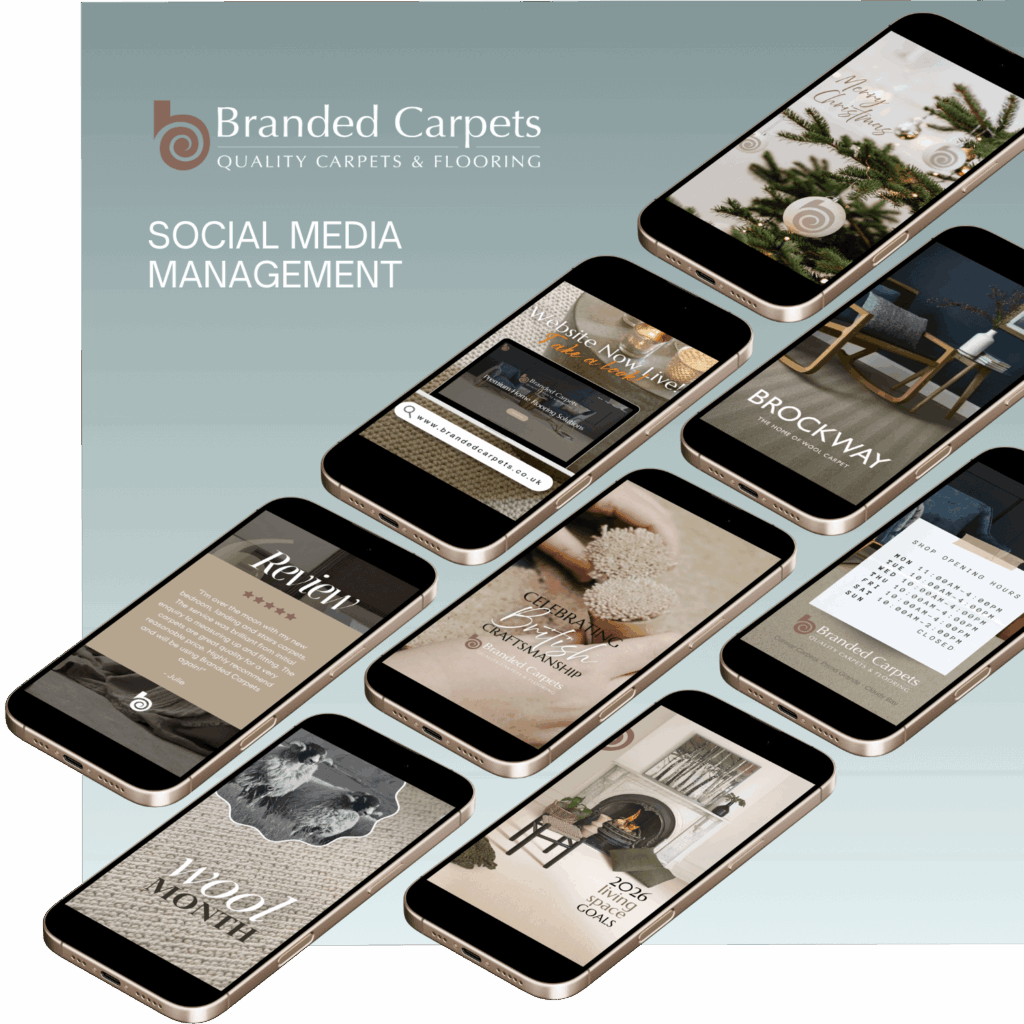 social media management - Branded Carpets