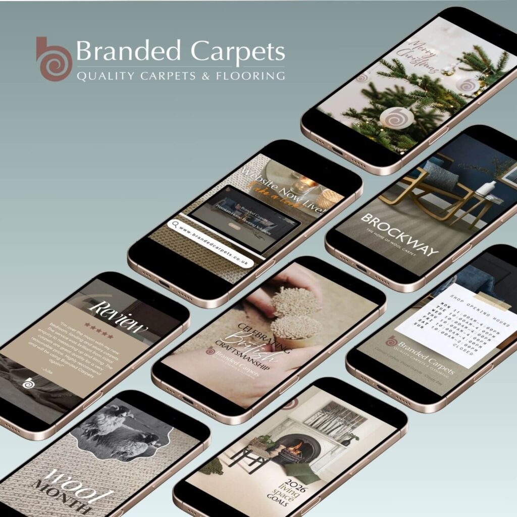 Digital Marketing for Branded Carpets by Pink Ted Creative