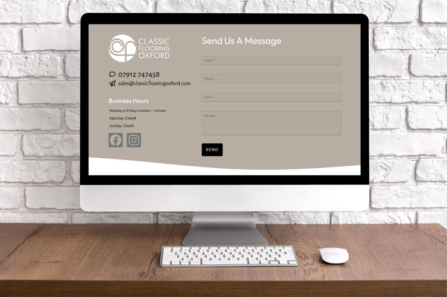 Contact page